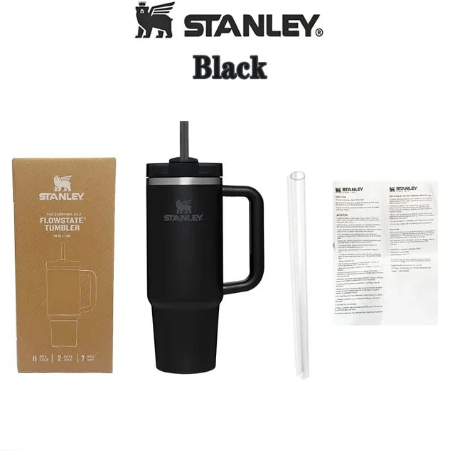 Nova Caneca Stanley Quencher 40oz - 1.18L com Tampa e Canudo - 1º Linha com Frete Grátis