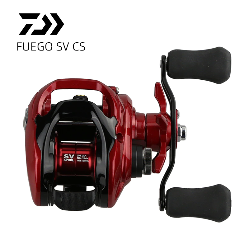 Nova Carretilha Daiwa Fuego 103 SH/L CS - 5kg Drag